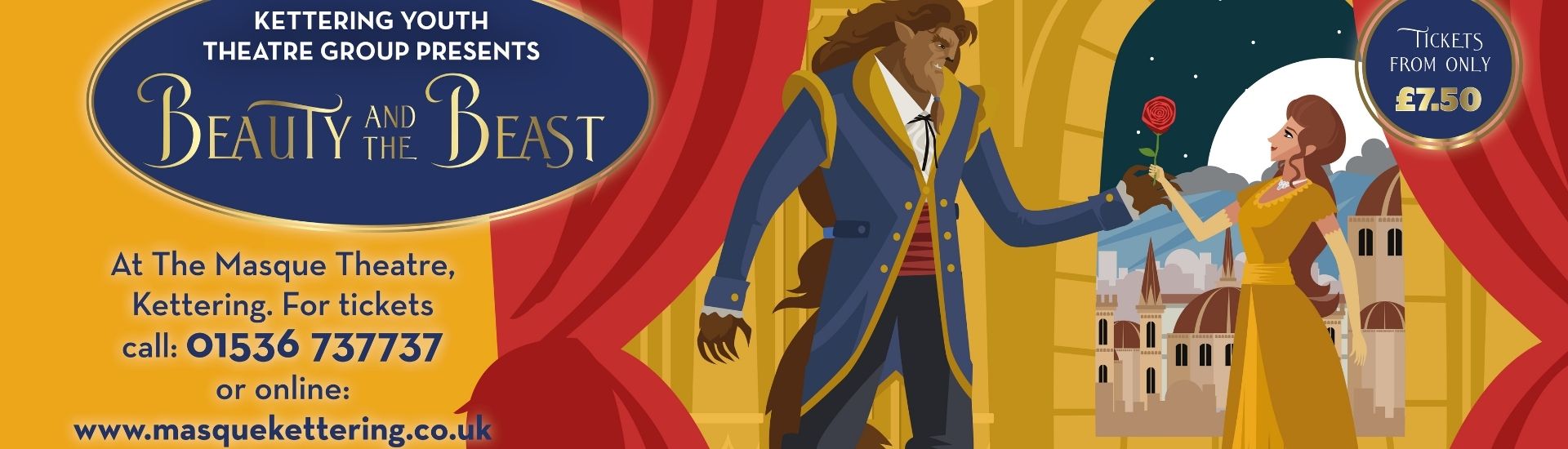 Beauty And The Beast 2021 at the Masque Theatre