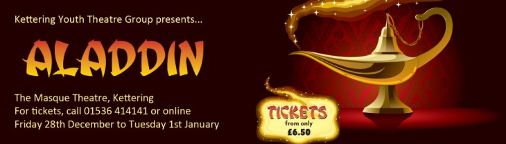 Aladdin the pantomime header image